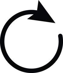 Fototapete - Refresh icon . Reload icon vector. Rotation icon symbol