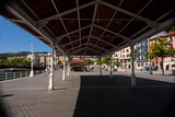 Fototapeta Paryż - The street market of Bilbao called Tinglados del Arenal