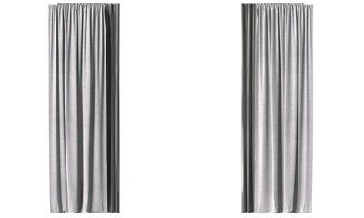 metal gray curtains