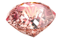 Heart Shaped Diamond On Transparent Background