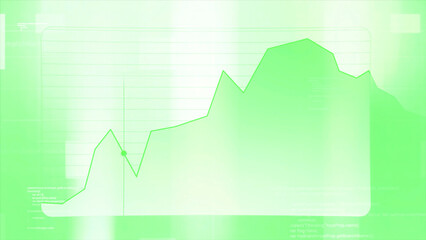 Aufkleber - Pink and green graph. Motion.Cartoon animation with graphs with a white dot moving to the left.
