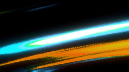 Wall Mural - beautiful stripes of aurora borealis all over the night sky. motion. blinking colorful lines of the 