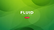 Abstract minimal background with green gradient. Dynamic fluid shape composition, clean and simple concept for landing page, poster, banner.