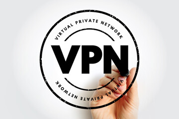 Aufkleber - vpn virtual private network - encrypted connection over the internet from a device to a network, acr