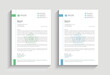 © Designer Ferdoush - minimal simple creative clean flat business corporate letterhead template design