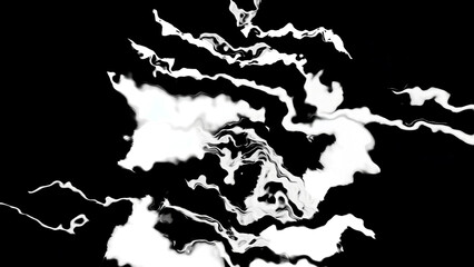 Poster - Animation with energy flashing strips of electricity. Motion. Plasma pattern with flashing energy stripes on black background. Animation of stylish electric power in form of flashing stripes