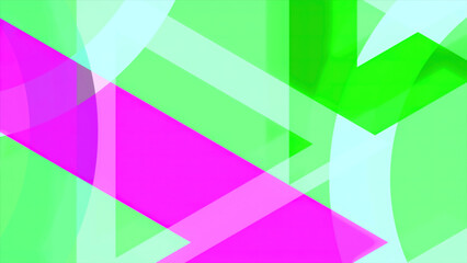 Aufkleber - Moving geometric shapes for insertion. Motion. Triangular shapes move in animated background. Stylish animation for intro or insert