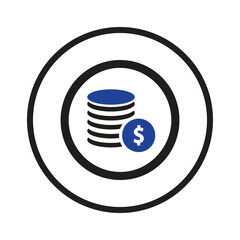 Sticker - money growth icon