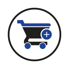 Wall Mural - ecommerce shopping cart icon