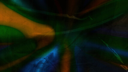 Poster - Light background with patterns. Motion. Illuminating background with bright shades that make up the patterns in the animation.
