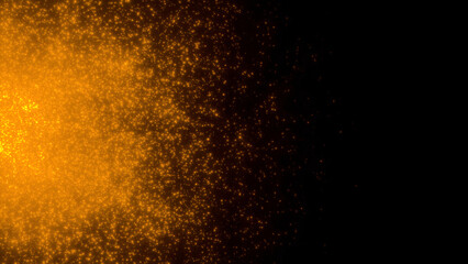Poster - Big Bang, Supernova. Motion. The birth of the universe in outer space, spreading cosmic energy.
