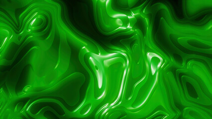 Poster - Smooth silver-green abstract background AquSmooth liquid abstract background waving all over the screen. Motion. Unknown texture of fluctuating liquid shapes.a menthe, Tidewater Green. Beautiful