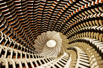Wall Mural - Glass Pattern #0 - Spiral #1