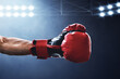 © fotokitas - Red boxing gloves, sport theme
