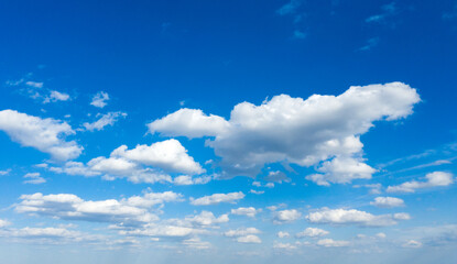 Wall Mural - clouds in the blue sky