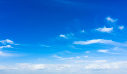 Wall Mural - clouds in the blue sky