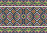 Fototapeta Kuchnia - Seamless Indian ethnic patterns. traditional pattern background It is a pattern geometric shapes. Create beautiful fabric patterns. Design for print. Using in the fashion industry.
