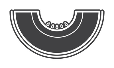 Poster - Melon icon illustration design art