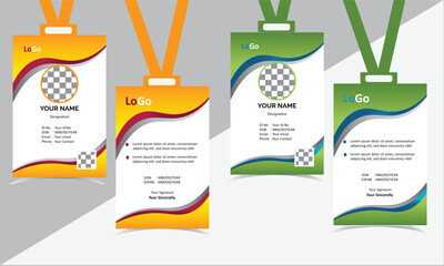  Id Card Design, Professional Identity Card Template.