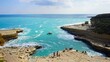 view of the beach, St. Peter's Pool, Malta