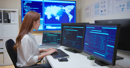 engineer with code data system