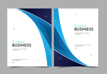 Wall Mural - Brochure or template, annual report cover design background