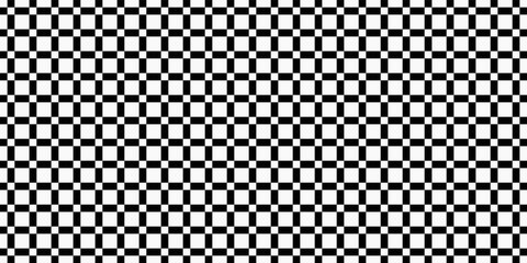 Aufkleber - Grid black and white. Seamless grid of intersecting stripes. Vector seamless pattern, for print and surface design.