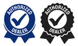 Authorized dealer stamp for verified seller