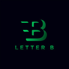 Wall Mural - Modern letter B logo illustration design for your company or business