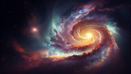beautiful galaxy further from us