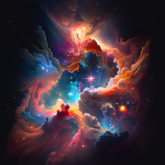colorful outerspace