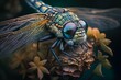 Close-up macro photography of a dragonfly reveals remarkable detail. With the advent of AI, the possibilities for creative macro photography are endless.