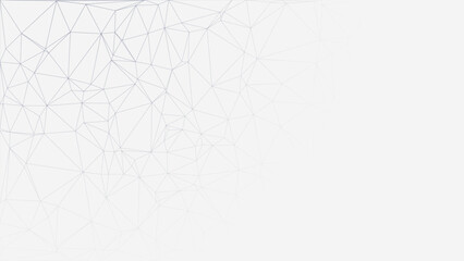 Wall Mural - white geometric abstract background with thin lines,