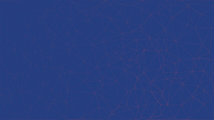 Wall Mural - blue geometric abstract background with triangle shape pattern.