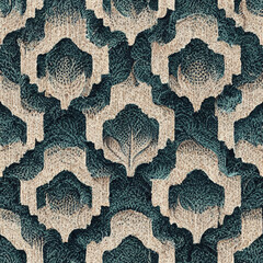 a seamless pattern with a new motif and a fresh perspective, generative ai