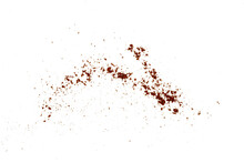 The Coffee Grounds Particle Isolated
