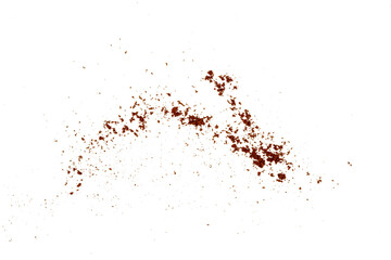 Aufkleber - The coffee grounds particle isolated