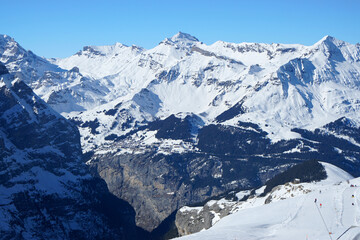  Der Winter in der Schweiz Swiss Alps