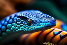 Close Up Of A Lizard