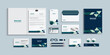 Corporate brand identity design, stationery set. eps