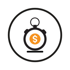 Poster - time money icon