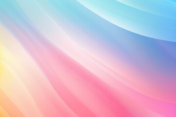 Wall Mural - Pastel rainbow background for design or presentation created with generative AI technology