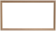Wooden Picture Frame As 4k Transparent Png File.