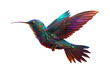 © senadesign - Digital hummingbird flying on the PNG background created with generative AI technology