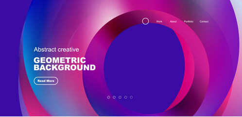 round shapes, circles and rings composition. business or technology design for wallpaper, banner, ba