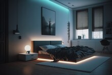 Cool Bedroom With Led Light