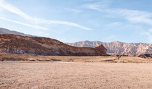 Fantastically  Beautiful Landscape In The National Park Timna, Near The City Of Eilat, In Southern Israel