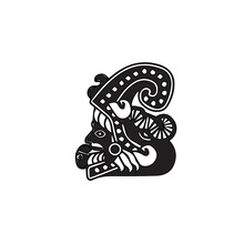 Aztec Double Headed Serpent Bandana Images For Use Company Logo, T-shart, Cap, Logo, Branding, Website, App, Software Etc