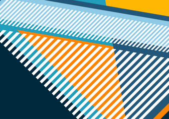 Poster - Geometric shapes and lines. Modern design, creative concept, modern diagonal abstract background. Vector