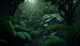 Fototapeta Sypialnia - Floresta Amazônica IA Generativa